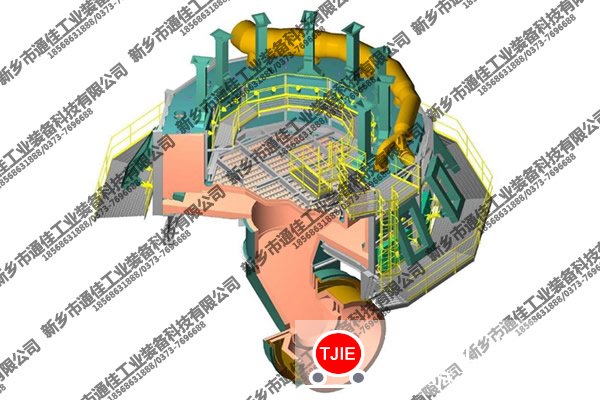 石灰窑设备竖式多边形预热器如何分辨大小？